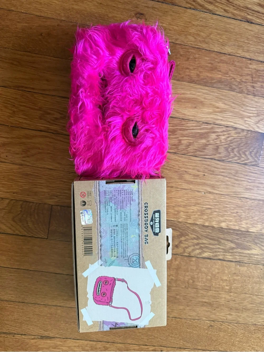 Hot Pink Fuggler Crossbody Bag